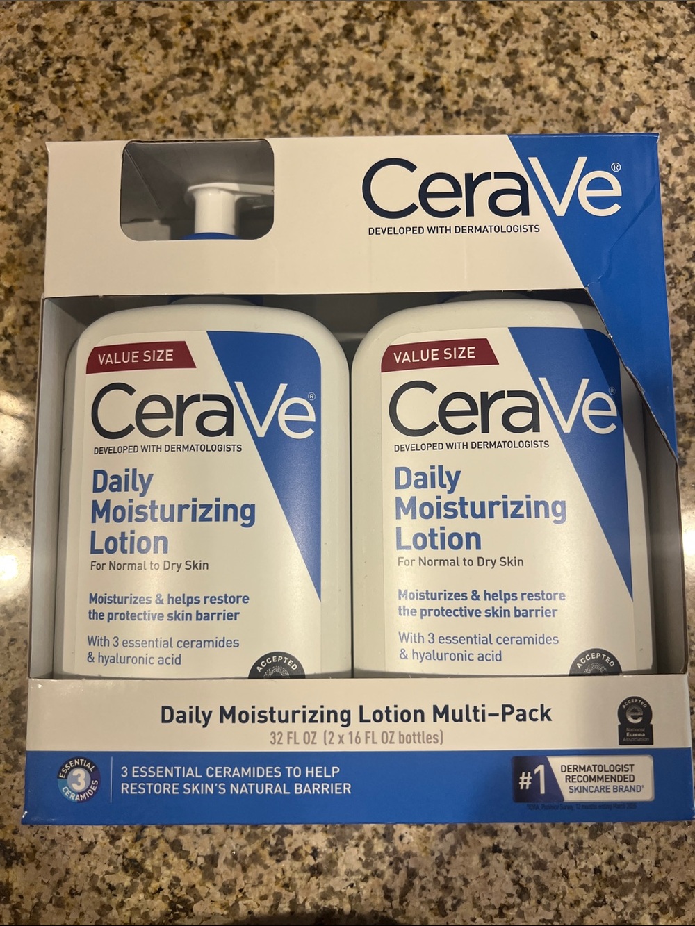 rave White and Blue Daily Moisturizing Lotion Multi-Pack 16fl oz x2